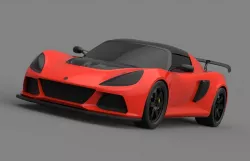 LOTUS EXIGE V6 NO INTERIOR 3D model