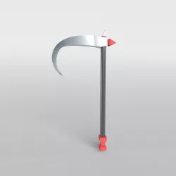 Lowpoly Sickle 001 Low-poly 3D model