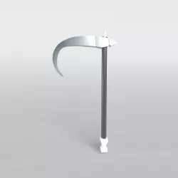 Lowpoly Sickle 003 Low-poly 3D model