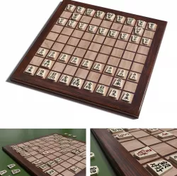 luxury laminated Shogi board Low-poly 3D model