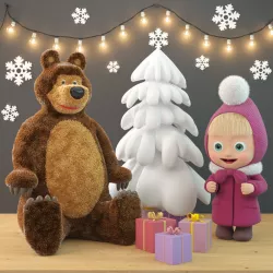 Masha and the Bear 3D model