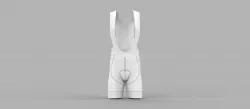 Mens Cycling Bib Shorts Biker Marvelous Designer UV MAP OBJ 3D model