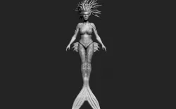 Mermaid 3D model