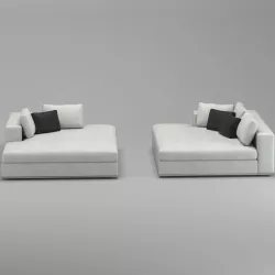 Minotti Hamilton Sofa 3D model