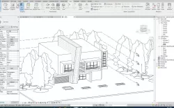 Modern Building has more than one use   3D model