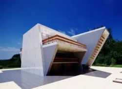 Modern Building  with many uses  villa or restaurant or coffee  3D model
