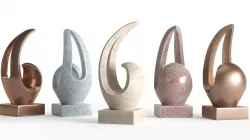 Modern Decorative Abstract Stone Art Sculpture 05 3D model