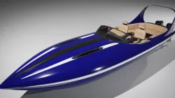 Motorboat 3D model