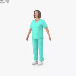 Nurse 3D model