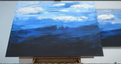 Oil Painting - Clouds  Low-poly 3D model
