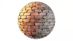Old damaged raw cinder block brick texture Texture