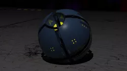 Old Y2J Hollow Sphere Low-poly 3D model
