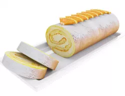 Orange roll 3D model