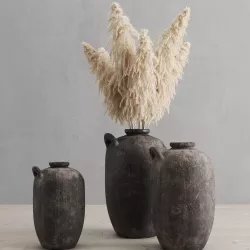 Pampas grass and vases rh 19th spanish water vessel 3D model