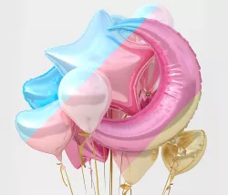 Party balloons 3D model