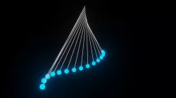 Pendulum Wave Low-poly 3D model