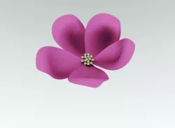 petal Flower  3D model