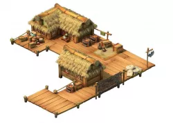 pier cartoon 3D model