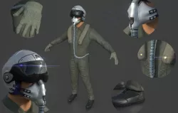 Pilot 3D model