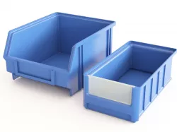 Plastic Storage Bin 03 3D model