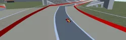 Race Track  Low-poly 3D model