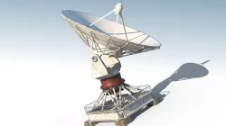 Radar PBR Low-poly 3D model