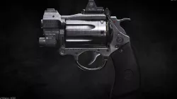 RCX-84 Break open Revolver Low-poly 3D model