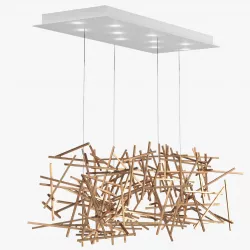 Ridgely Studio Criss Cross Chandelier 3D model
