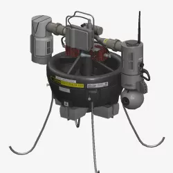 RQ16 Drone Low-poly 3D model
