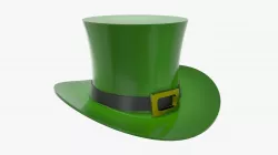 Saint Patrick day hat 3D model