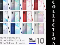 Samsung Galaxy Note 10 Series Collection 3D model