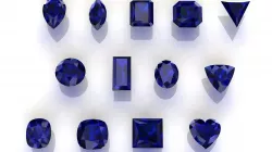 Sapphire Gem Stones pack Low-poly 3D models Low-poly 3D model