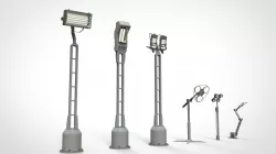 sci fi lighting 4 3D model