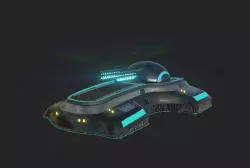 Sci Fi Tank 3D model