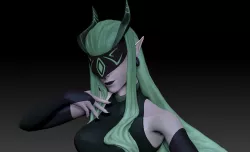 Shemira from AFK Arena 3D model
