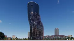 Skyscraper Block Building 3D model