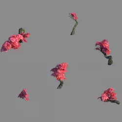 Small bamboo peak - bamboo trees 02 3D model