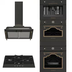 Smeg Cortina Black 3D model
