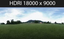 Soccer Field HDRI hdr environment 3D model