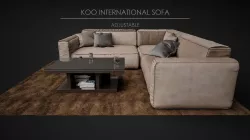Sofa Soft - Koo International Sofa 06 3D model