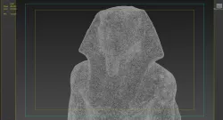 Statue of Egyptian king Khafre 3D model