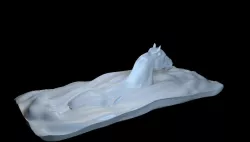 SWIMING HORSE 3D model