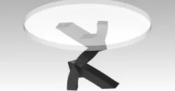 Table base 3D model