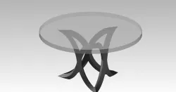Table base 3D model
