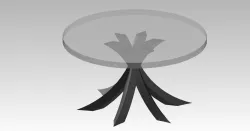Table base 3D model