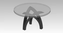 Table base 3D model