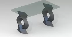 Table base 3D model