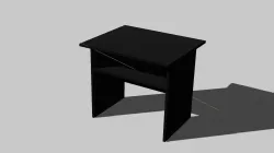 Table in Jain Hostel 3D model