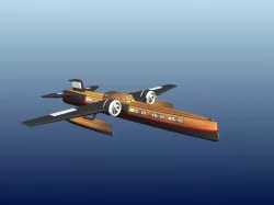 The seaplane 3D model