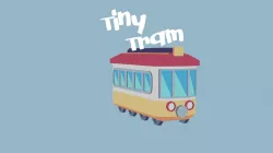 Tiny Tram Low-poly 3D model